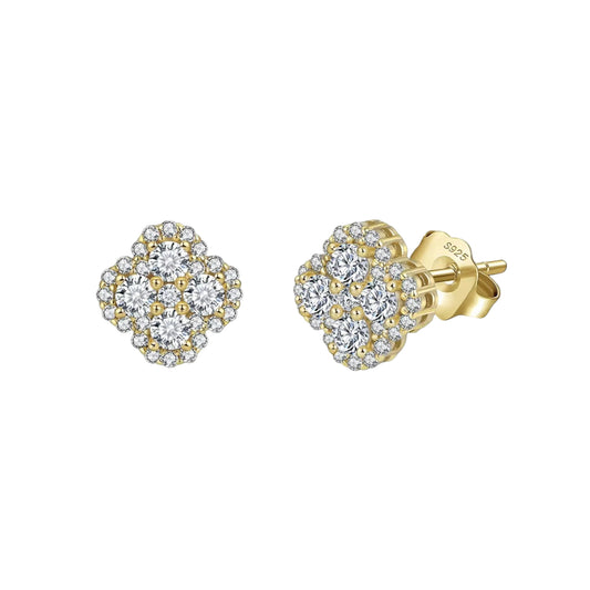 Monserrat Earrings – 925 Sterling Silver, 14k Gold or Rhodium Plated with 8A Premium Cubic Zirconia
