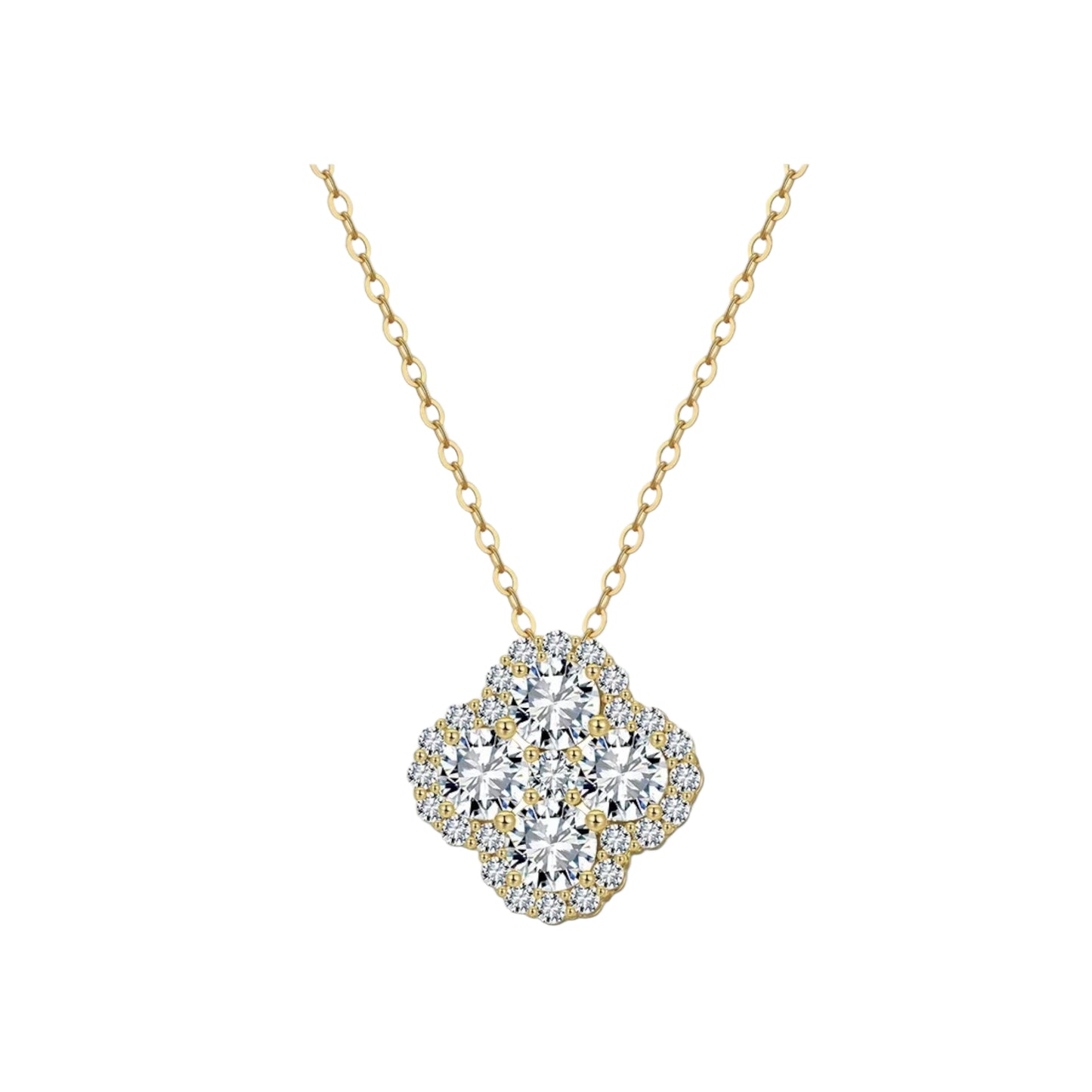 Monserrat Necklace – 925 Sterling Silver, 14k Gold or Rhodium Plated with 8A Premium Cubic Zirconia