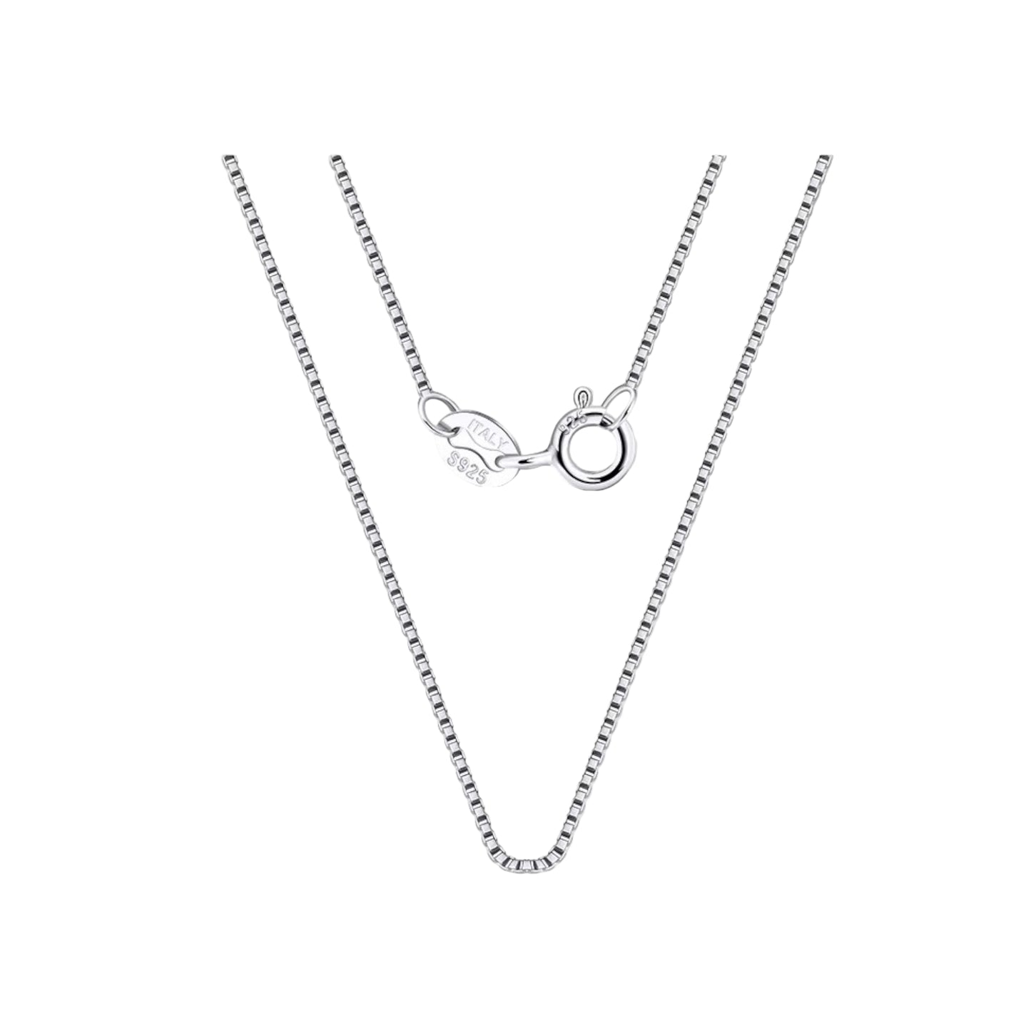 Box Chain – 925 Sterling Silver, 14k Gold or Rhodium Plated